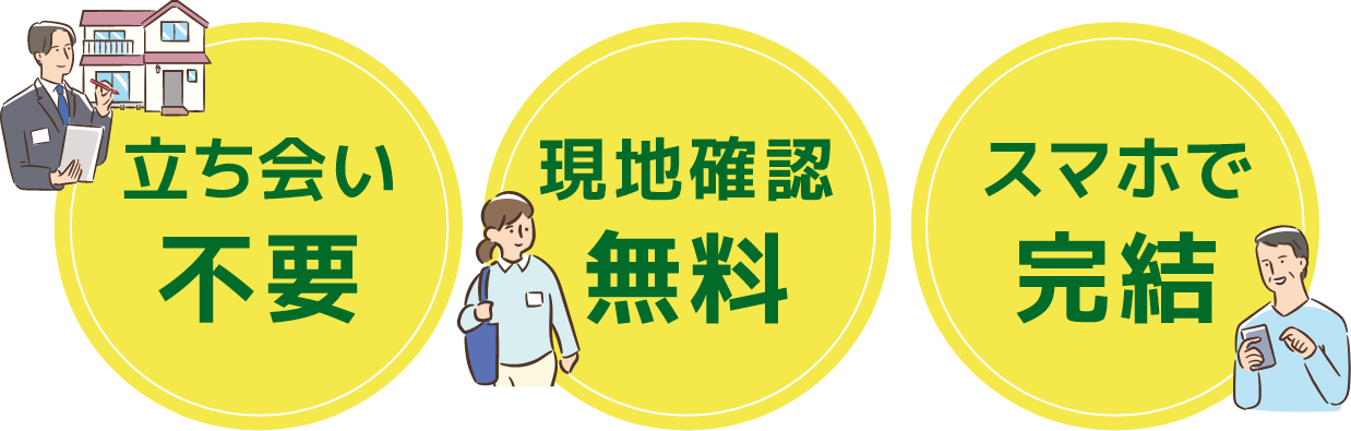 空き家のお悩みダスキンにおまかせください 毎年の草抜きがホントに大変！ プロによる雑草対策 気にはなるけど、そんなに通えない 毎月訪問して外観チェック＆状況報告 ご近所の目も気になるし 近隣からのご伝言窓口に
